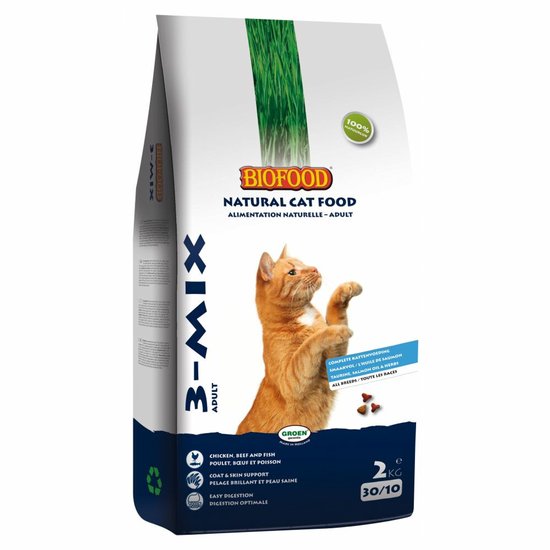 Biofood - Kattenvoeding Kat 3 - Mix - 2kg