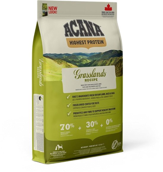 Acana - Regionals Grasslands Dog Lam&Eend&Witvis - Hondenvoer - 6kg