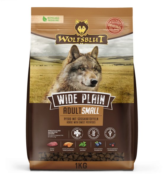 Wolfsblut - Wide Plain Adult S - Breed - 1kg