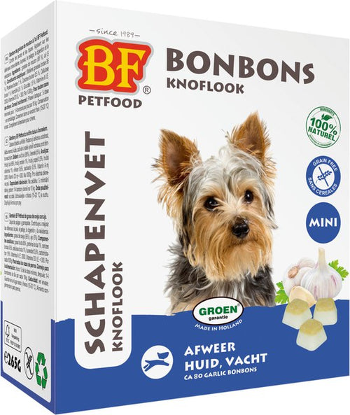 Biofood - Schapenvet Mini Bonbons Knoflook 80 ST