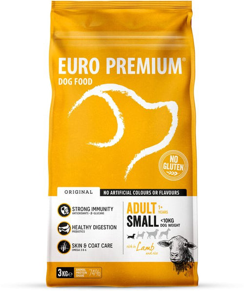 Euro - Premium - Adult Small Lam - Rijst 3kg
