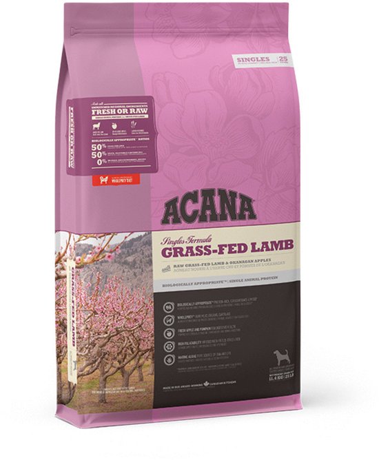 Acana - Singles Grass - Fed Lamb Lam&Appel - Hondenvoer - 11.4kg