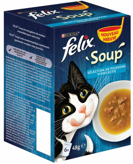 Felix - Soup Vis Selectie 6 x 48g