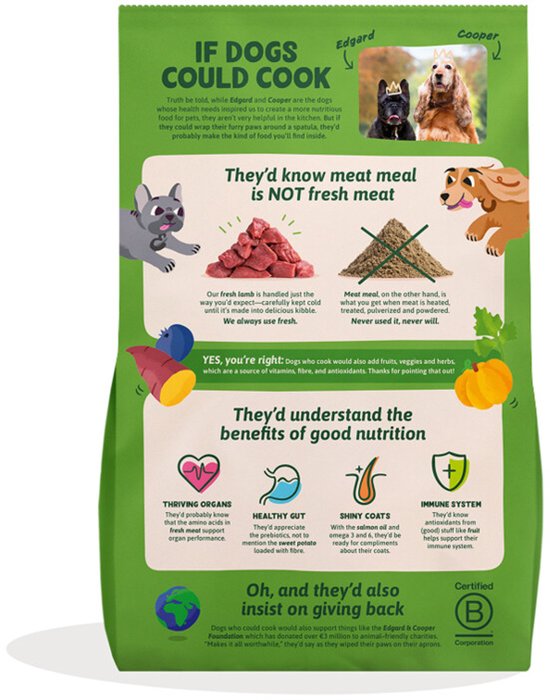 Edgard & Cooper - Edgard&Cooper Small Adult Dog Lam - Hondenvoer - 700g