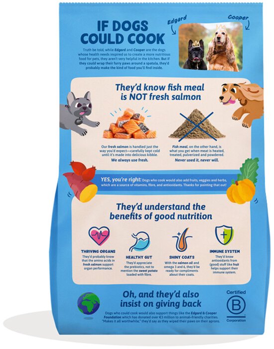 Edgard & Cooper - Edgard&Cooper Small Adult Dog Zalm - Hondenvoer - 700g