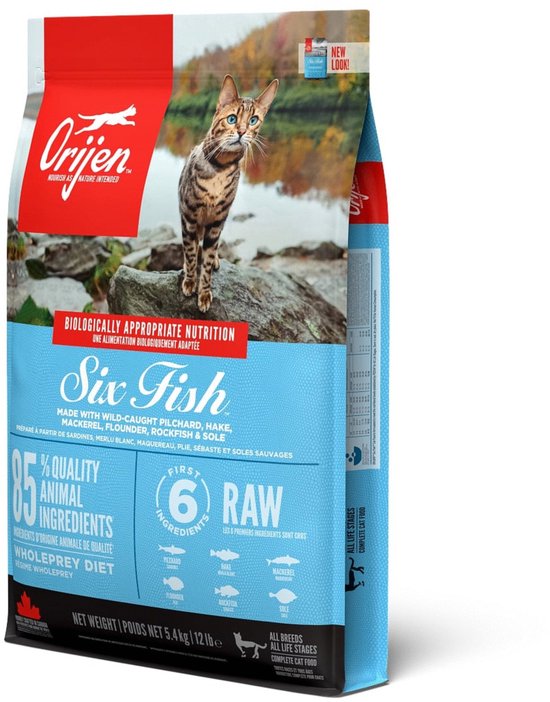 Orijen - Kattenvoer - Whole Prey Six Fish - Vis - 5.4kg