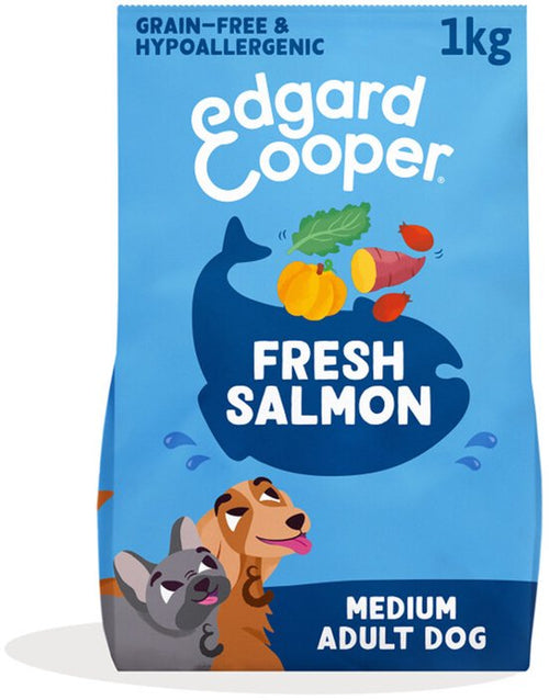 Edgard & Cooper - Edgard&Cooper Medium Adult Dog - Hondenvoer - Zalm 1kg