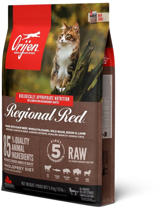 Orijen - Regional Red Cat - Kattenvoer - 5.4kg