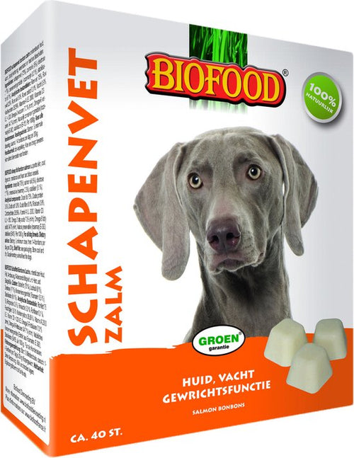 Biofood - Schapenvet Maxi Bonbons Zalm 40 ST