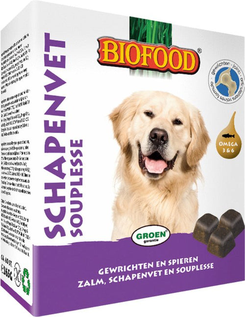 Biofood - Schapenvet Maxi - Naturel - Hondensnack - 40 stuks