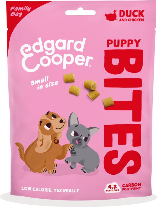Edgard & Cooper - Puppy Bites Small Eend - Hondensnacks - 120g
