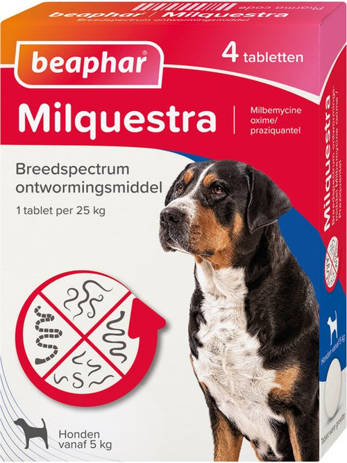 Beaphar - Milquestra Hond - 4 Tabletten