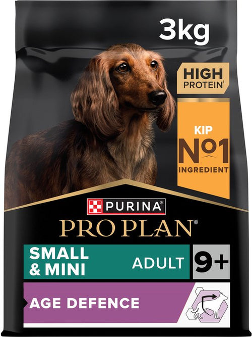 Pro Plan - Small & Mini Adult 9+ (Senior) Age Defence - Hondenvoer - Kip - 3kg
