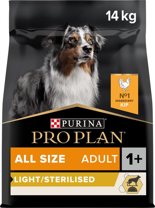 Pro Plan - Light/Sterilised Adult - Hondenvoer - Kip - 14kg