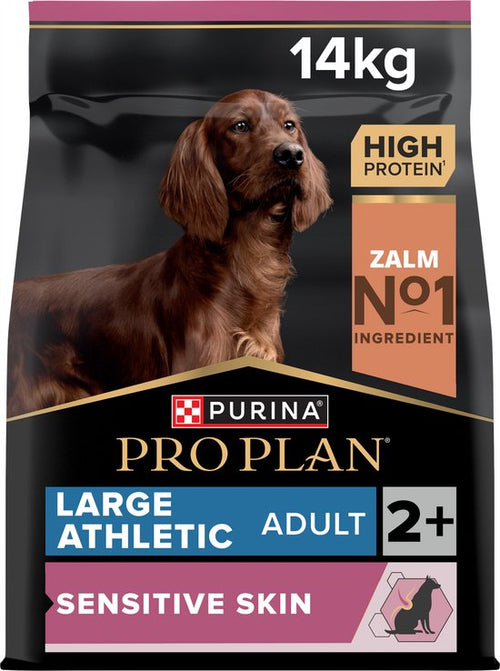 Pro Plan - Sensitive Skin Large Athletic Adult - Hondenvoer - Zalm - 14kg