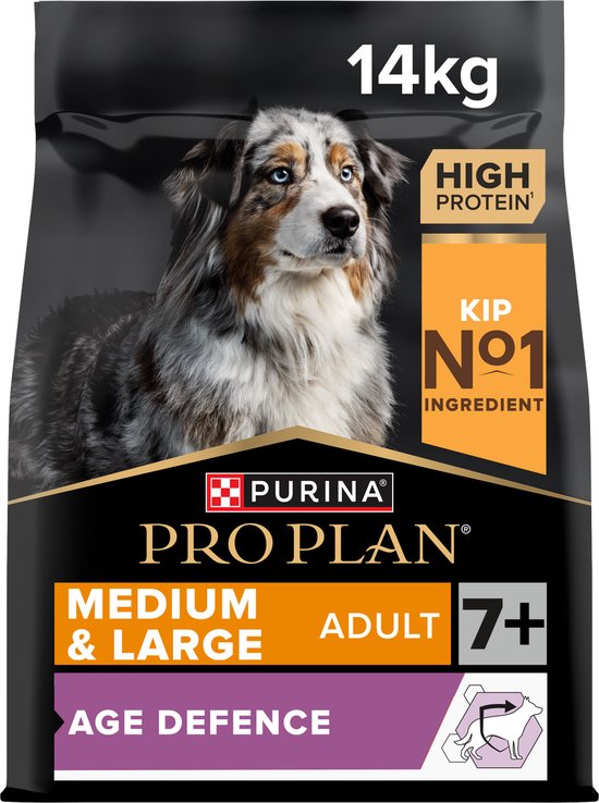 Pro Plan - Age Defence Senior (7+) - Hondenvoer - Kip - 14kg