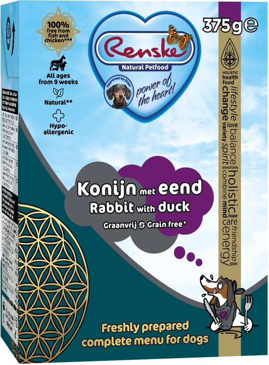 Renske - Vers Graanvrij - Tetrapack 375g - Konijn&Eend
