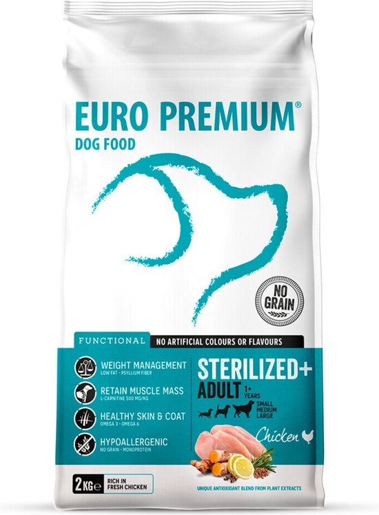 Euro - Premium - Adult Sterilized+ 2kg