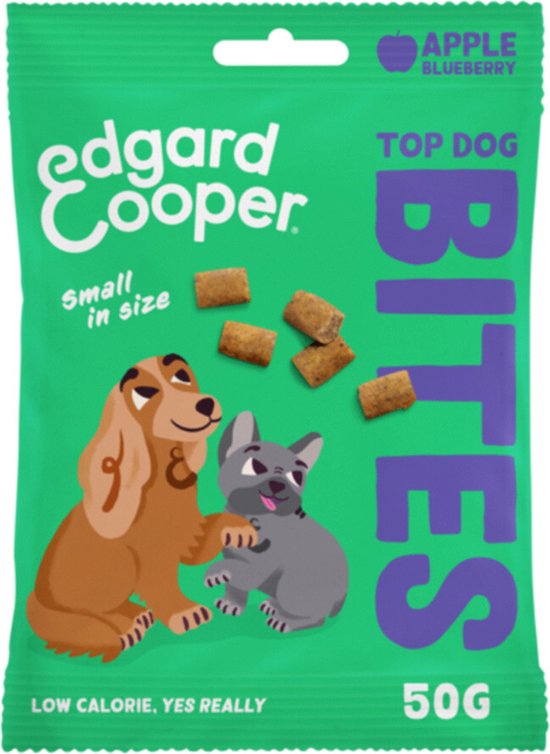 Edgard & Cooper - Bites Small - Hondensnacks - Appel 50g