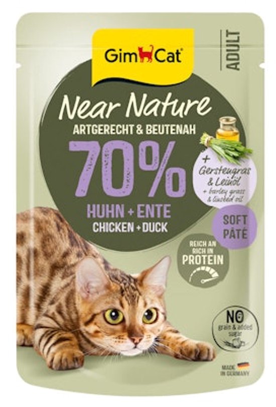 GimCat - Near Nature - Kip & eend - 16 x 85g