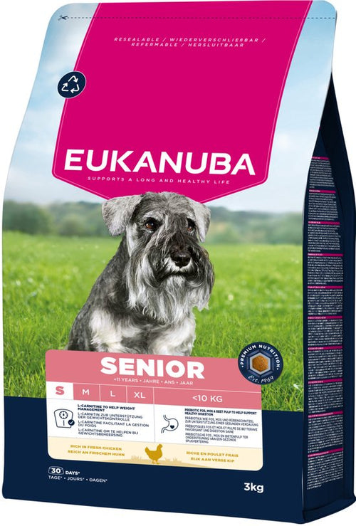 Eukanuba - Senior Small Breed Kip - Hondenbrokken - 3kg
