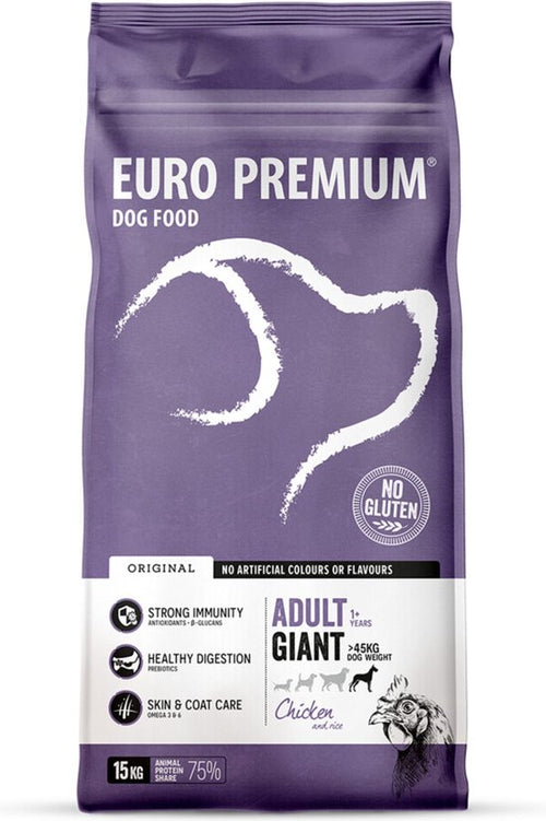 Euro - Premium - Adult Giant Kip - Rijst 15kg