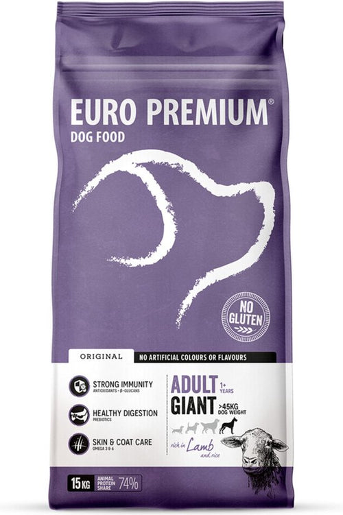 Euro - Premium - Adult Giant Lam - Rijst 15kg