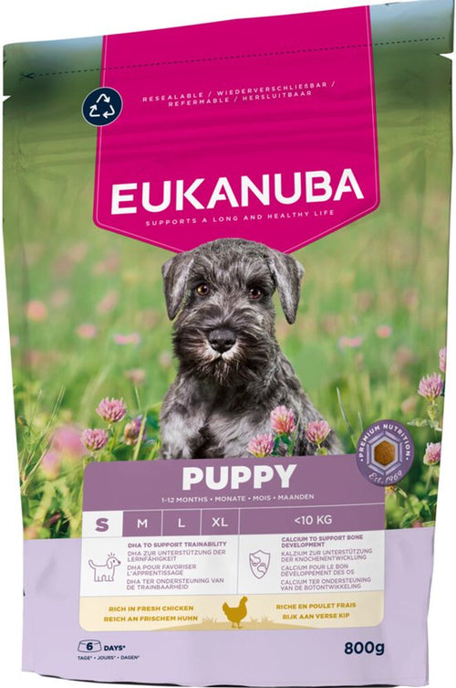 Eukanuba - Hondenvoer Droog Life Care Dog Puppy Small Kip - 800g