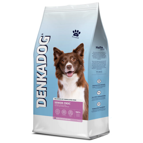 Denkadog - Senior Croc Rund&Vis&Rijst - 12.5kg