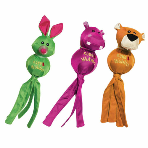 Kong - Wubba Friend - Hondenspeelgoed - Assorti - M - 24,4 x 12,7 x 8,4 cm