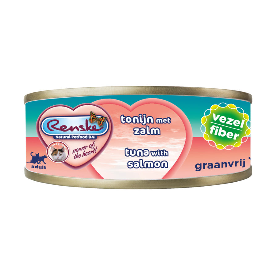 Renske - Kattenvoer Vezel Tonijn - Zalm 70g