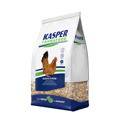 Kasper - Faunafood Hobbyline Multimix Krielkip - Kippenvoer - 4kg