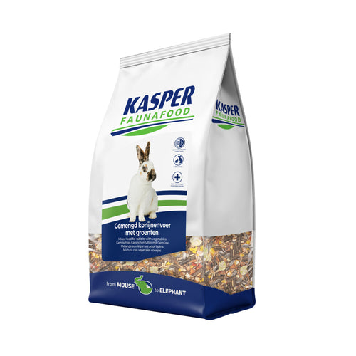 Kasper - Faunafood Hobbyline Gemengd Konijnenvoer met Rode Wortel - 3.5kg