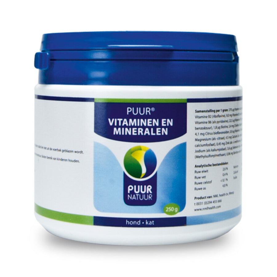 Puur - vitaminen en mineralen voor hond en kat - 1 st à 250g