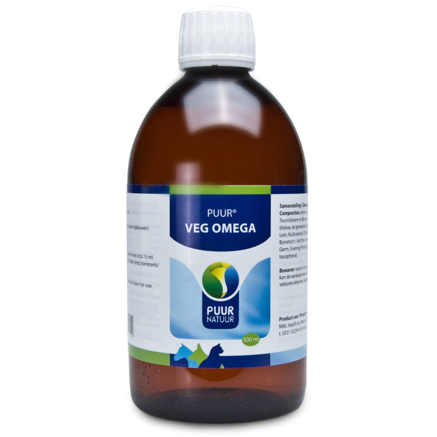 Puur - Natuur Huid & Vacht supplement Puur Veg Omega - Transparant - 500 ml
