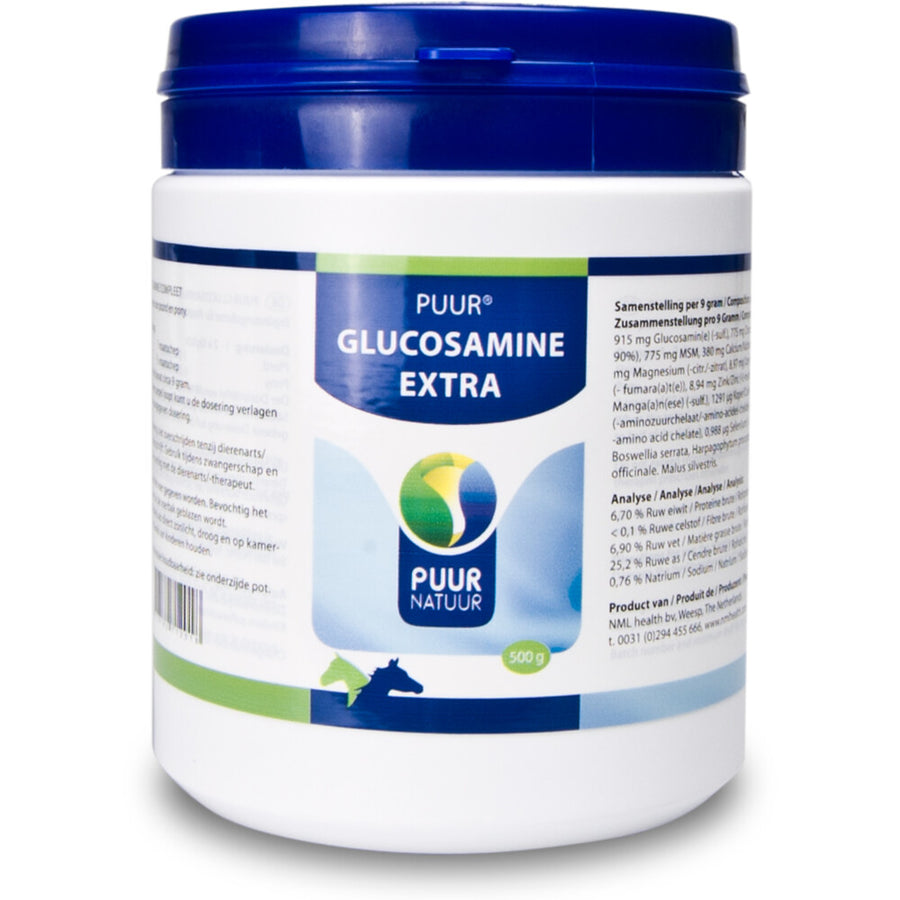 Puur - Natuur Weerstand - en herstelmiddel Glucosamine Compleet Paard - Wit - 500g