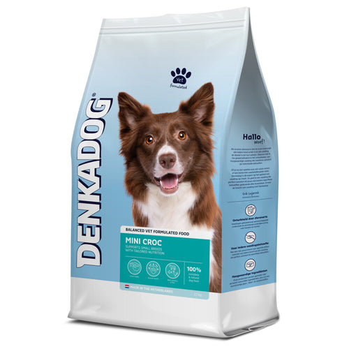 Denkadog - Mini Croc - Rund Kip 2.5kg