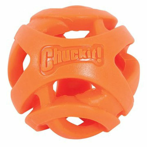 Chuckit! Breathe Right Fetch Ball - Hondenspeelgoed - Hondenbal - Drijvend - Large - Ø7 cm - Oranje - 1 Stuks