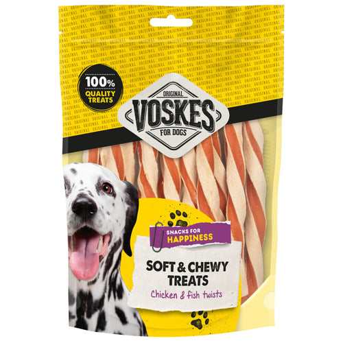 Voskes - Kip - Vis Twists 100g