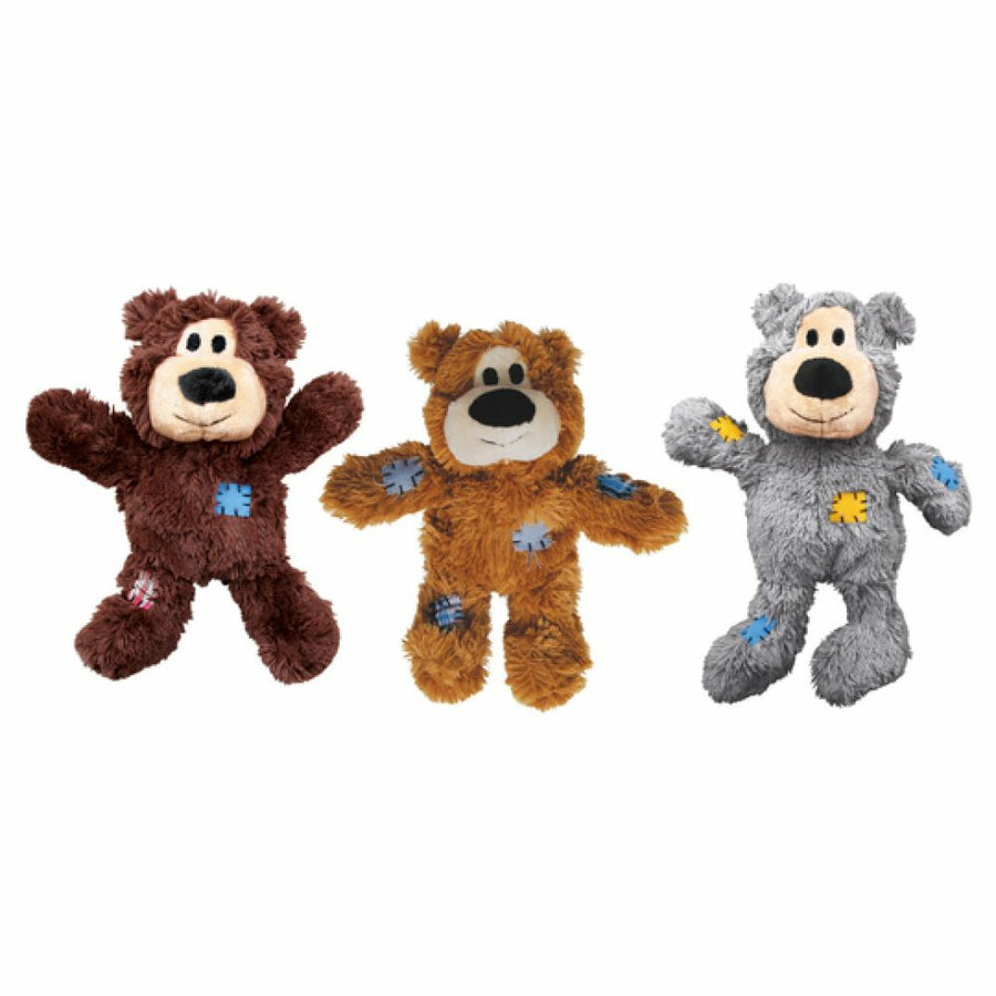 Kong - Wild Knots Beer - Honden Speelgoed - Assorti Kleur - 31.5 cm