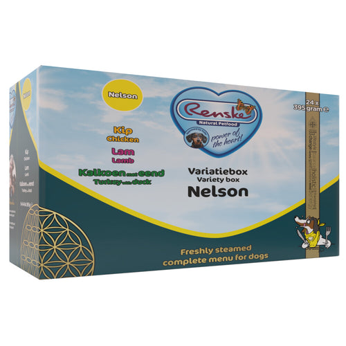 Renske - Variatiebox 24x395g - Glutenvrij, Kip, Lam, Kalkoen met Eend