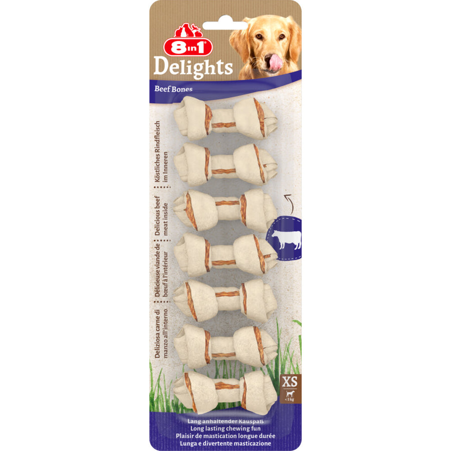 8in1 - Delights Rund - Hondensnacks - XS