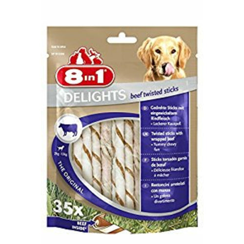 8in1 - Delights Twisted Sticks Rund - 35 stuks