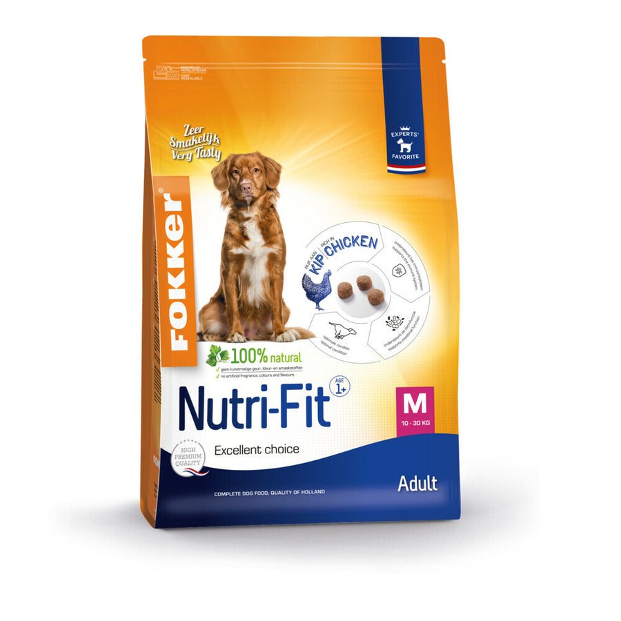 Fokker - Dog Nutri - Fit L Kip - Hondenvoer - 13kg