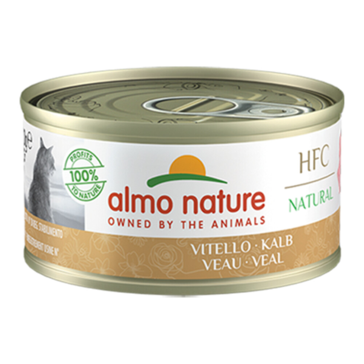 Almo Nature - HFC Natural - Kattenvoer - Kalfsvlees - 70g - Voordeelbundel
