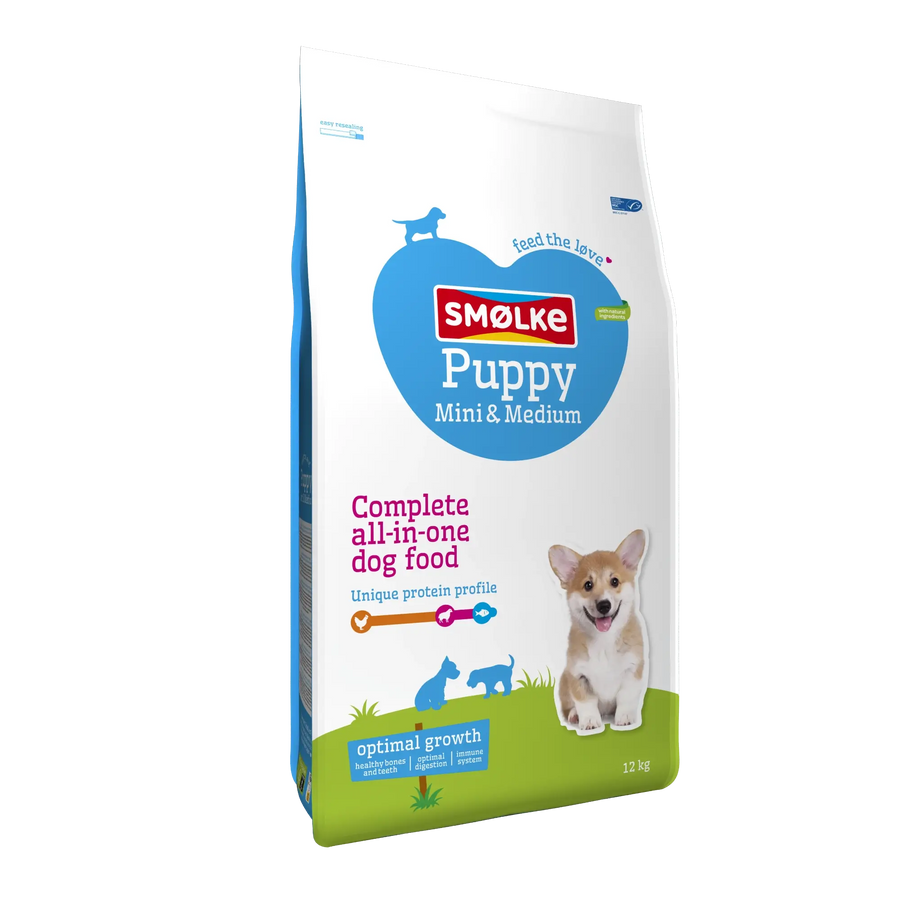 Smolke - Smølke Puppy mini & Medium 12kg