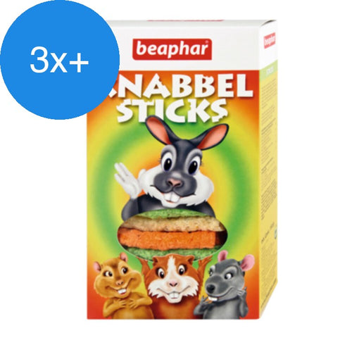 Beaphar - Knabbelsticks - Knaagdier - 150g - Voordeelbundel