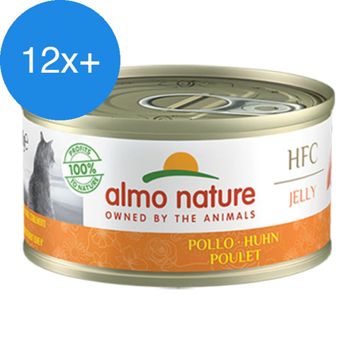 Almo Nature - HFC Jelly - Kattenvoer - Kip - 70g - Voordeelbundel