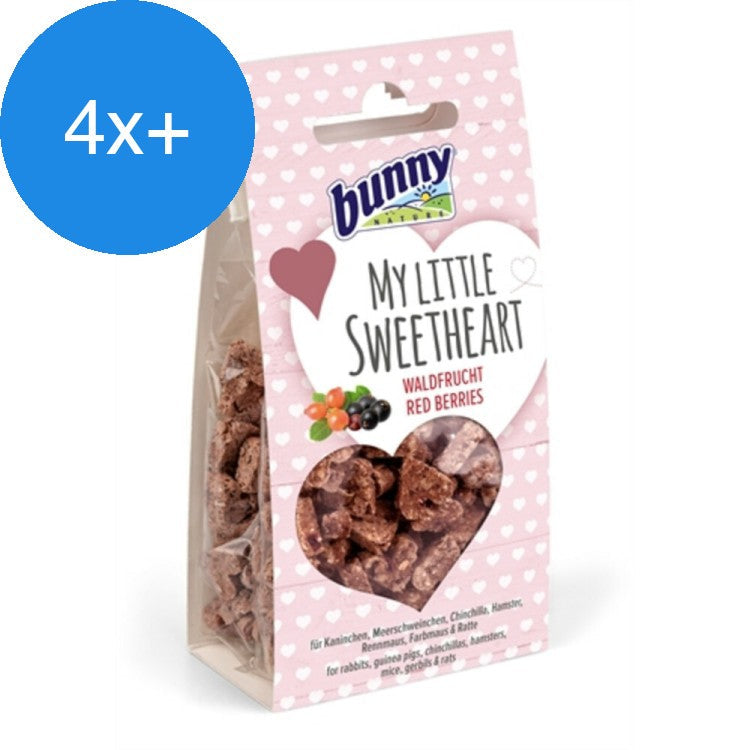 Bunny Nature - My Little Sweetheart Bosvrucht - Knaagdierensnacks - 30g - Voordeelbundel