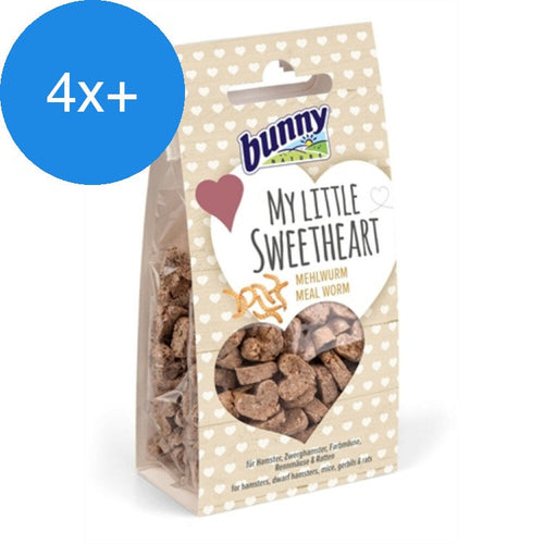 Bunny Nature - My Little Sweetheart Meelworm - Knaagdierensnacks - 30g - Voordeelbundel